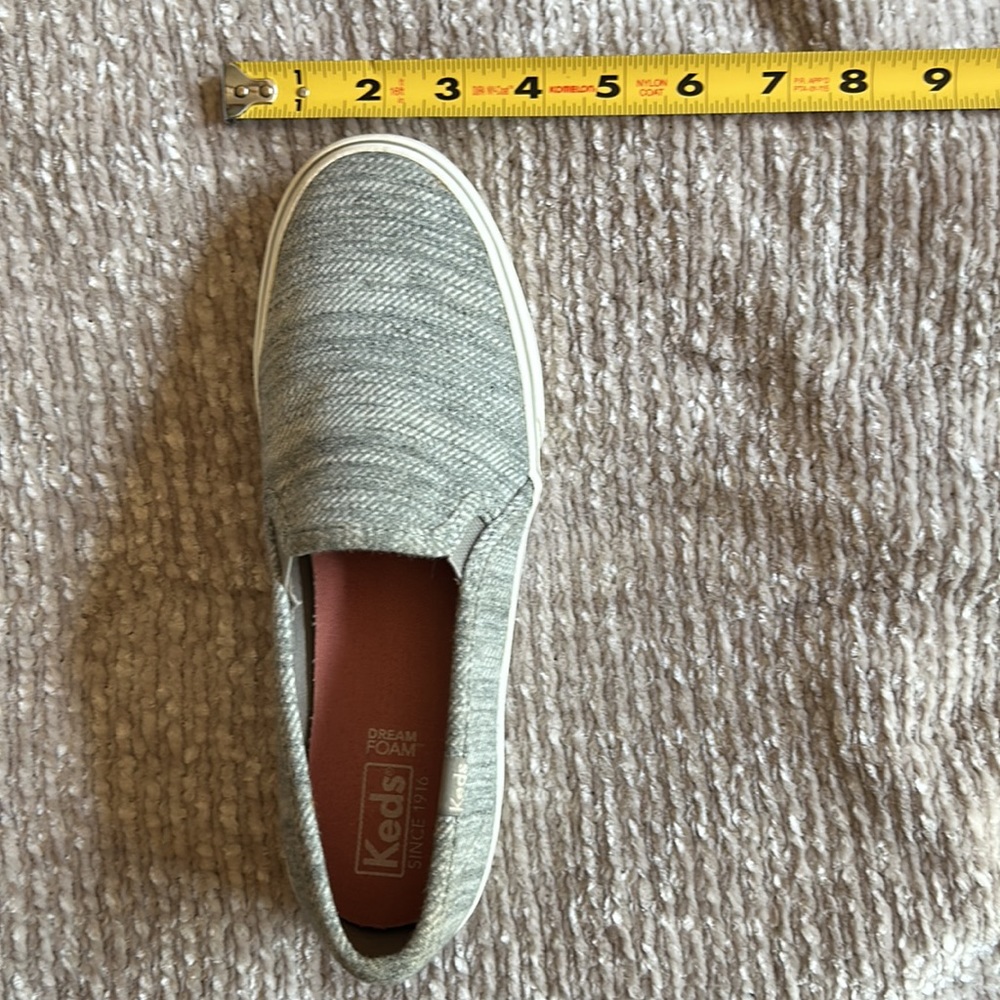 Keds Dream Foam Double Decker canvas slip-on shoes - women’s sz 7.5 - Picture 9 of 12